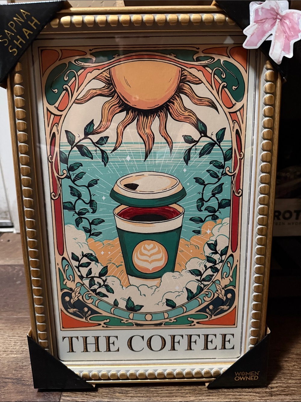 Viral Sapna Shah The Coffee Wall Art